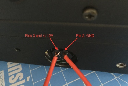 Blaupunkt CDC-A05 pins connected to power